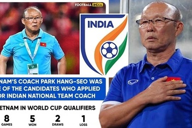 Báo Thái Lan nói gì về thông tin tuyển Ấn Độ muốn mời HLV Park Hang Seo?