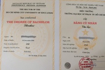 Vụ bằng tốt nghiệp bị in lỗi: 7-10 ngày nữa sẽ cấp lại bằng mới