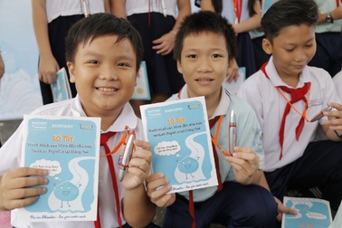 700 học sinh học tiết kiệm nước tại nhà máy Suntory PepsiCo Việt Nam