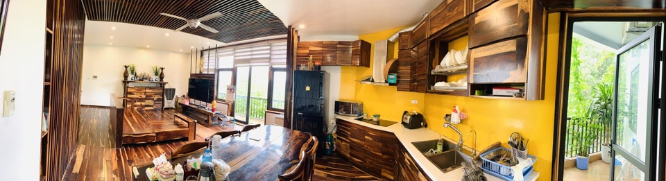 Biệt thự đẹp như trời Âu, bên trong toàn gỗ cao cấp của gia đình ở Hà Nội - 4