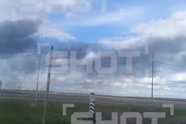 UAV bay từ thùng xe tải trong cuộc tấn công ở Nga