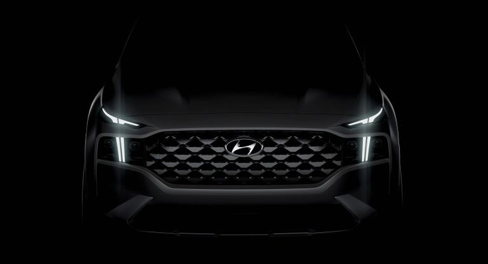 Hé lộ hình ảnh Hyundai Santa Fe phiên bản mới 2021 - 1 Hé lộ hình ảnh Hyundai Santa Fe phiên bản mới 2021 - 1