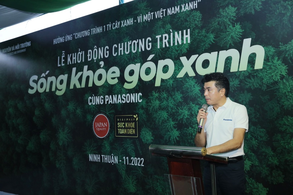 Panasonic khởi động chương trình trồng rừng Sống khỏe góp xanh - 2 Panasonic khởi động chương trình trồng rừng Sống khỏe góp xanh - 2