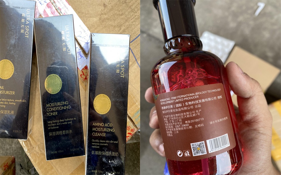 Phát hiện kho mỹ phẩm nhập lậu “khủng” ở Sài Gòn - 1 Phát hiện kho mỹ phẩm nhập lậu “khủng” ở Sài Gòn - 1