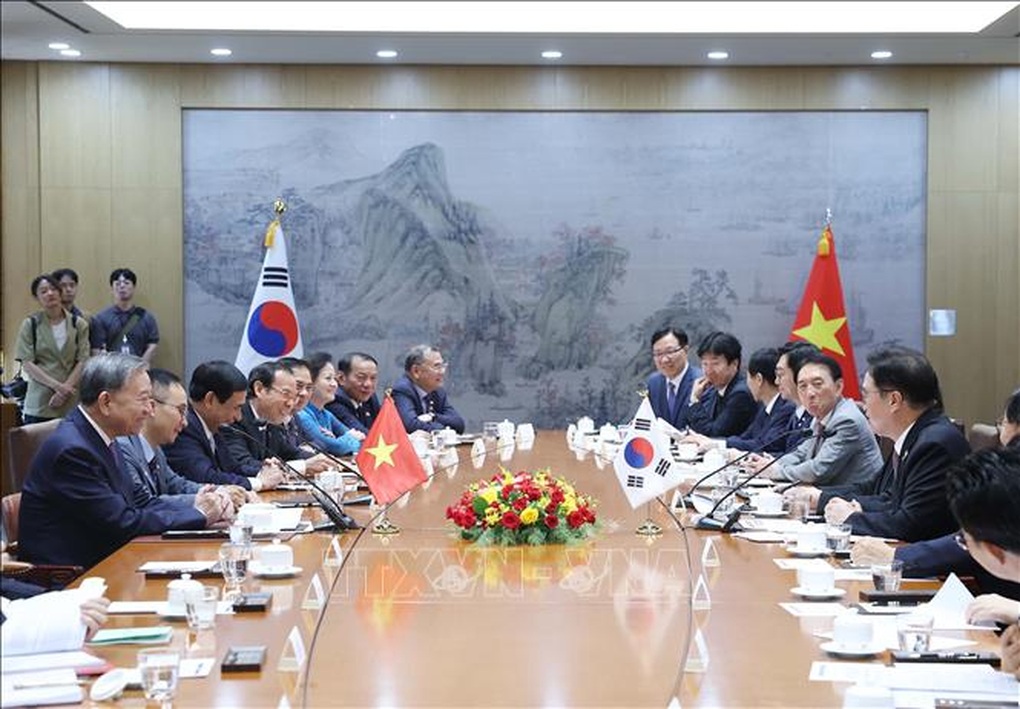 Tổng Bí thư Tô Lâm hội kiến Chủ tịch Quốc hội Hàn Quốc Woo Won Sik - 1 Tổng Bí thư Tô Lâm hội kiến Chủ tịch Quốc hội Hàn Quốc Woo Won Sik - 1
