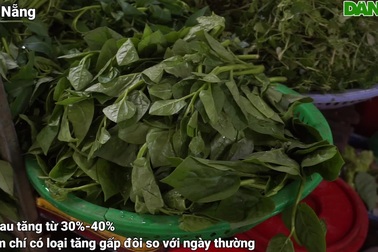 Sau lũ, rau xanh ở Đà Nẵng tăng giá chóng mặt