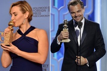 Cặp tình nhân “Titanic” cùng giành giải Quả cầu vàng 2016