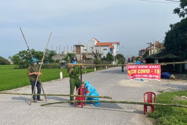 Hà Nam phong tỏa thôn có nam thanh niên dương tính với SARS-CoV-2