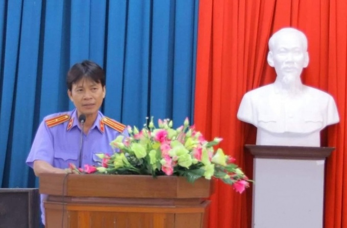 Thạc sĩ Võ Văn Tài, Phó trưởng Khoa Kiểm sát hình sự Trường Đào tạo bồi dưỡng nghiệp vụ kiểm sát tại TP.HCM. Ảnh: MC
