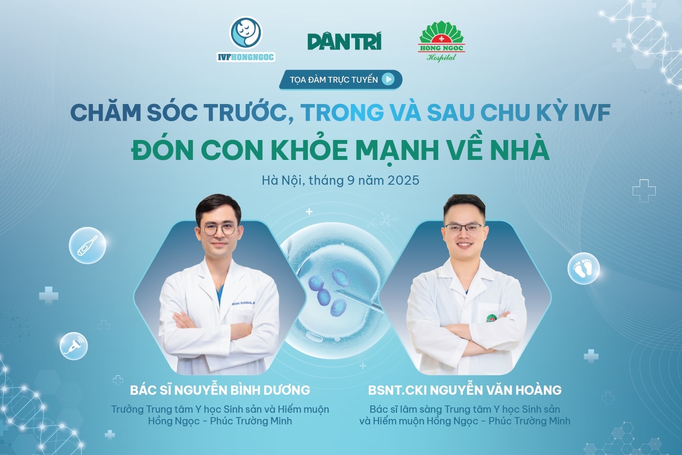 Đang diễn ra: Tư vấn chăm sóc trước, trong và sau chu kỳ IVF - 2