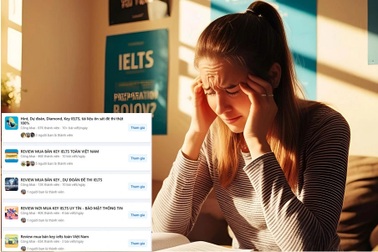 Thị trường mua bán "key" IELTS sôi động sát ngày chuyển sang thi máy