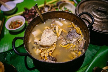 Chàng trai Hải Dương đi rừng sâu, ăn rau dại, ngủ võng cao 40m