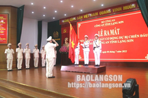 Công an Lạng Sơn ra mắt Tiểu đoàn Cảnh sát cơ động dự bị chiến đấu