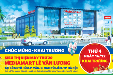MediaMart khai trương siêu thị điện máy thứ 20 tại Hà Nội