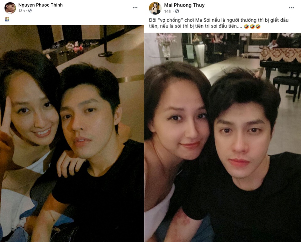 Mai Phương Thúy xưng “vợ chồng” với Noo Phước Thịnh, chơi ma sói xuyên đêm - 1 Mai Phương Thúy xưng “vợ chồng” với Noo Phước Thịnh, chơi ma sói xuyên đêm - 1