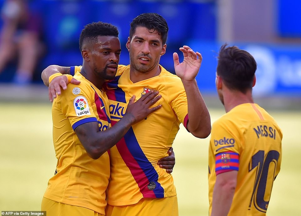 Messi lập cú đúp, Barcelona thắng tưng bừng ở vòng cuối La Liga - 5 Messi lập cú đúp, Barcelona thắng tưng bừng ở vòng cuối La Liga - 5