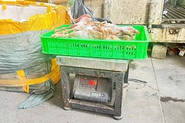 Cận cảnh gần 1.300kg vú heo, lưỡi vịt, trứng non trôi nổi phát hiện ở TPHCM - 3