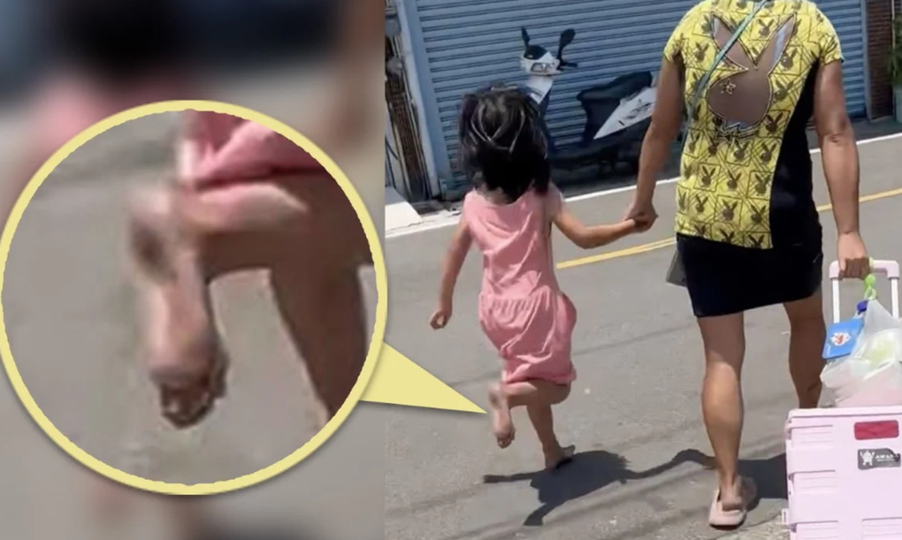 Người mẹ gây phẫn nộ khi phạt con gái đi chân trần đến mức bỏng rát - 1 Người mẹ gây phẫn nộ khi phạt con gái đi chân trần đến mức bỏng rát - 1