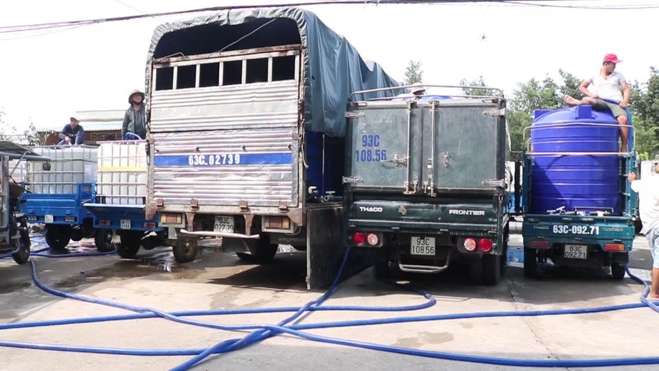 Hạn mặn khốc liệt, tìm cách cứu vườn sầu riêng của người dân - 3 Hạn mặn khốc liệt, tìm cách cứu vườn sầu riêng của người dân - 3