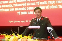 Tuyên Quang giải thể 7 đơn vị công an cấp huyện