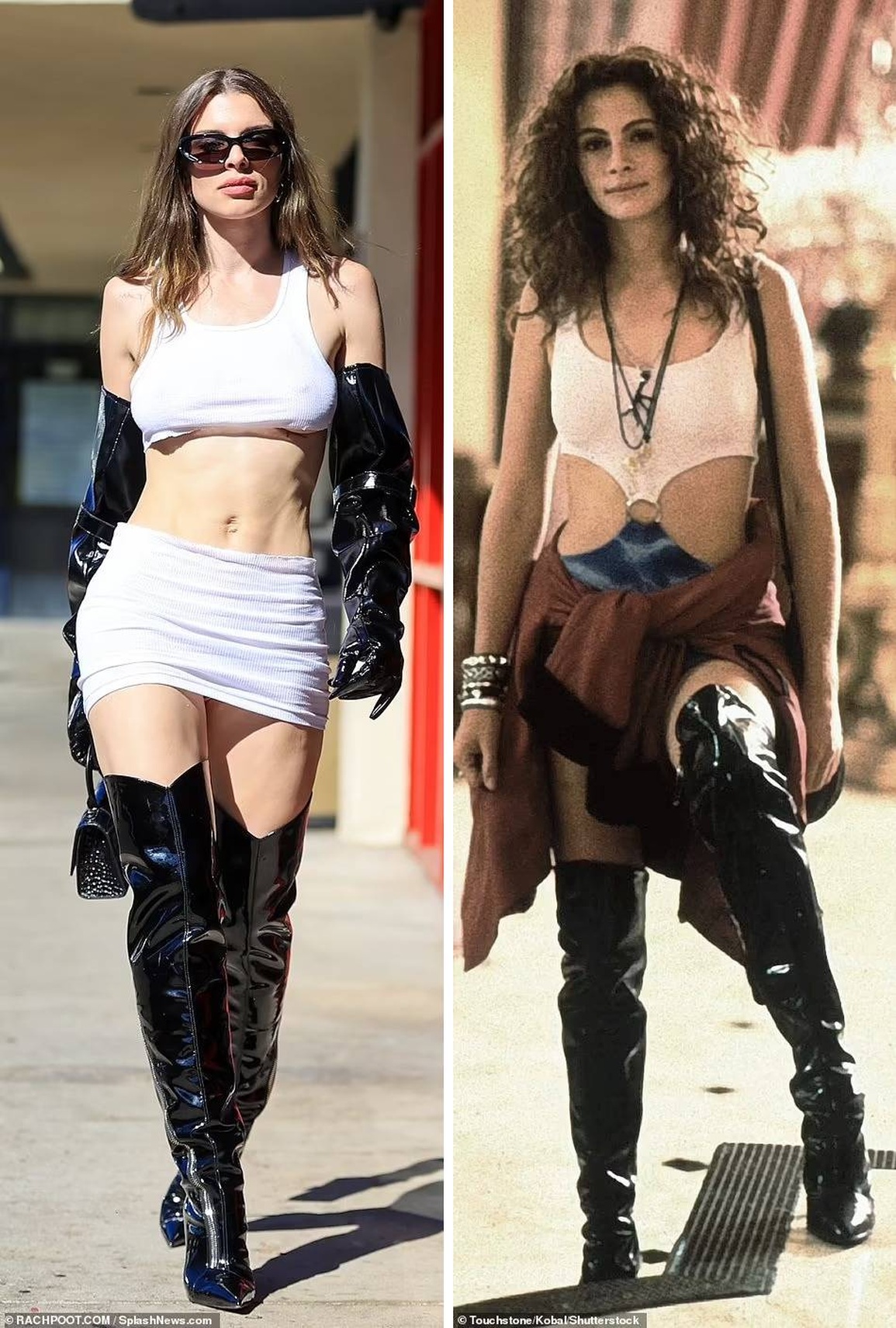 Nữ diễn viên Julia Fox tái hiện khoảnh khắc trứ danh của Người đàn bà đẹp - 1 Nữ diễn viên Julia Fox tái hiện khoảnh khắc trứ danh của Người đàn bà đẹp - 1