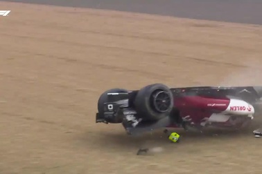 Vụ tai nạn kinh hoàng của Chu Quán Vũ tại chặng đua F1 nước Anh