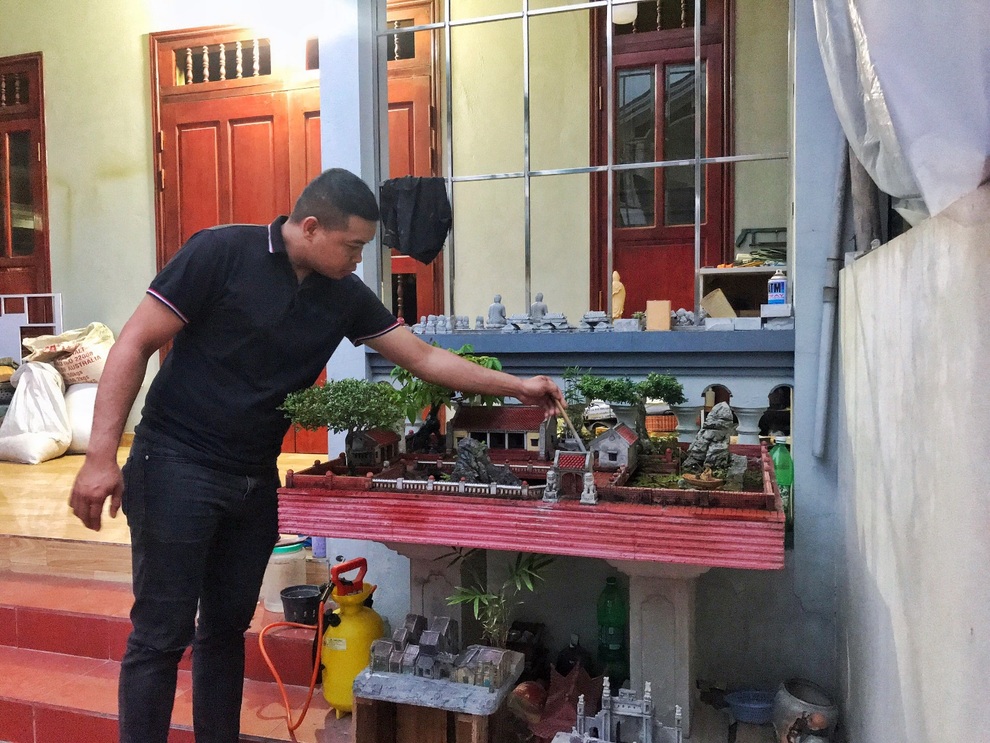 Chàng trai 9X thu nhỏ nhà cổ Bắc Bộ qua mô hình tiểu cảnh - 3 Chàng trai 9X thu nhỏ nhà cổ Bắc Bộ qua mô hình tiểu cảnh - 3