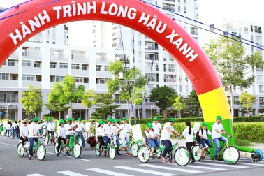 “Hành trình xanh” 12Km từ Phú Mỹ Hưng đến KCN Long Hậu
