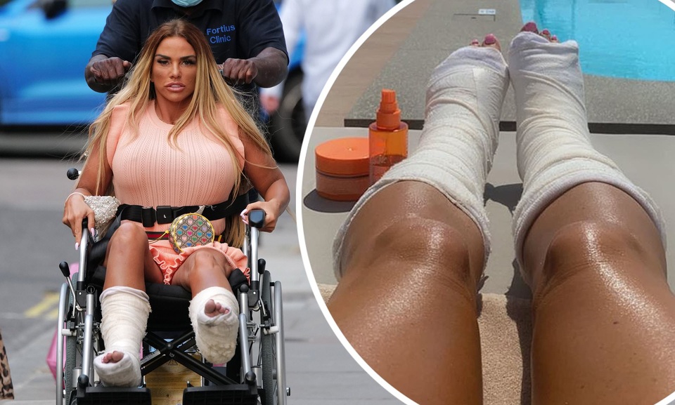 Katie Price đi xe lăn dự sự kiện cùng bồ trẻ - 7 Katie Price đi xe lăn dự sự kiện cùng bồ trẻ - 7