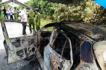 Không khởi tố hình sự vụ bộ xương người cháy khét trên xe taxi