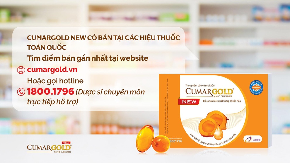 CumarGold New - 8 năm đồng hành cùng bệnh nhân dạ dày - 5 CumarGold New - 8 năm đồng hành cùng bệnh nhân dạ dày - 5