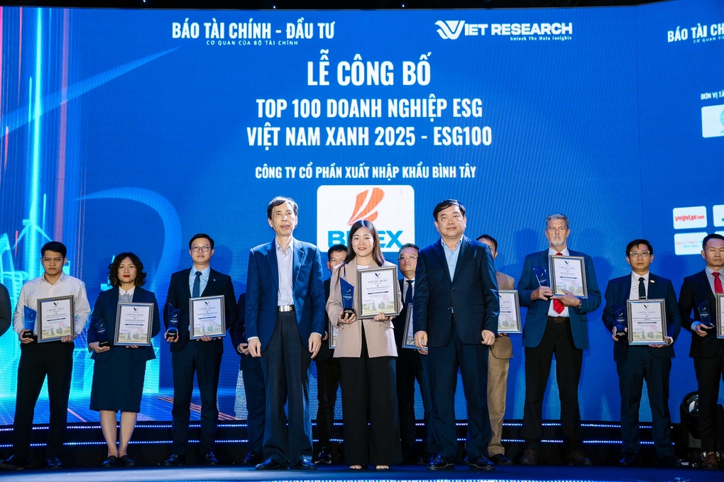 BITEX được vinh danh “Top 100 doanh nghiệp ESG Việt Nam xanh 2025” - 1 BITEX được vinh danh “Top 100 doanh nghiệp ESG Việt Nam xanh 2025” - 1
