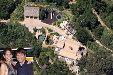 Những dinh thự hạng sang của vợ chồng Tom Kat