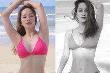 "Gái một con" Khánh Thi tự tin diện bikini gợi cảm và quyến rũ