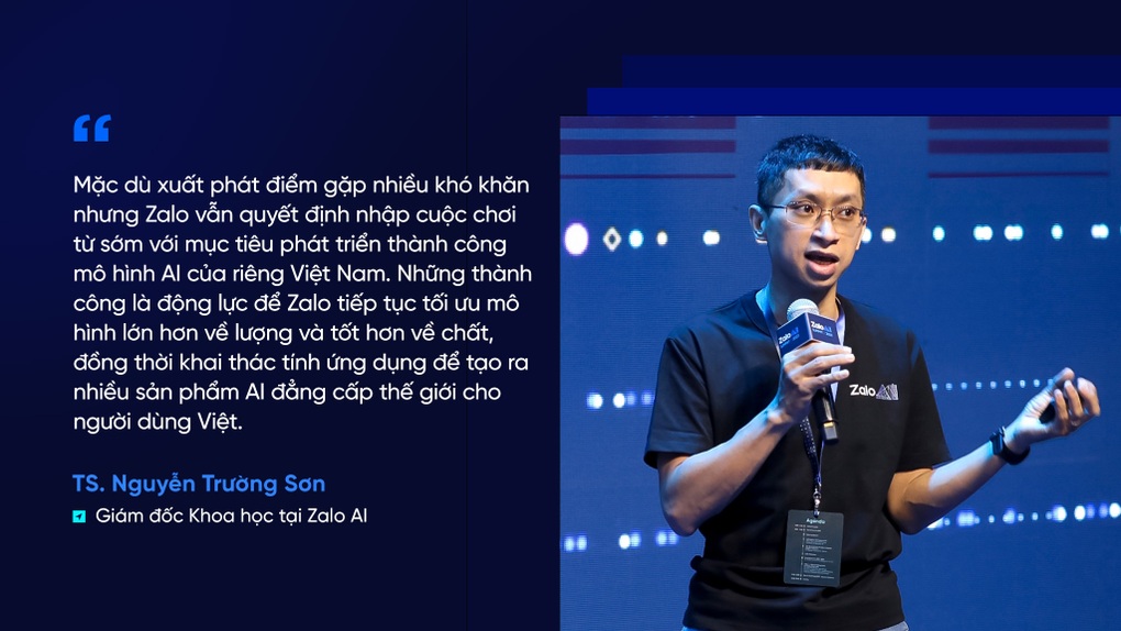 Zalo phát triển mô hình AI do người Việt làm chủ - 3 Zalo phát triển mô hình AI do người Việt làm chủ - 3