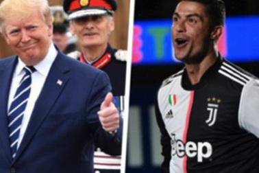 C.Ronaldo bất ngờ được Tổng thống Donald Trump khen ngợi