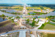 Cao tốc Cần Thơ - Cà Mau thi công đứt quãng, nhà thầu ngóng từng khối cát