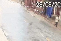 Người đi xe máy ngã ra đường vì đâm phải con chó, thêm chi tiết gây bức xúc