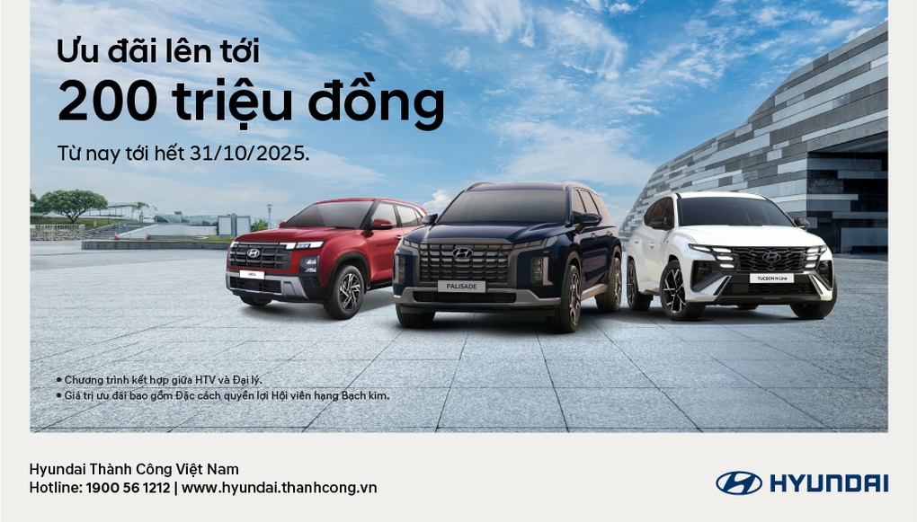 Hyundai nâng bảo hành tới 8 năm, ưu đãi lên đến 200 triệu đồng trong tháng 10 - 1 Hyundai nâng bảo hành tới 8 năm, ưu đãi lên đến 200 triệu đồng trong tháng 10 - 1