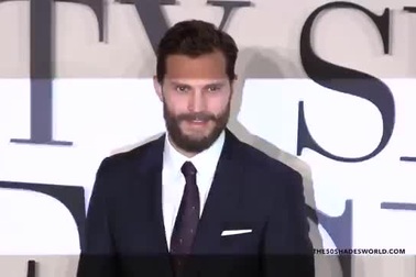 Jamie Dornan quảng bá phim "50 sắc thái" tại Anh