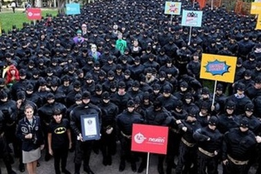 “Đội quân Người dơi” lập kỷ lục Guinness 