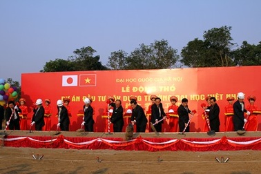  Động thổ Trường Đại học Việt - Nhật trị giá 365 triệu USD