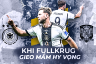 Thơ World Cup: Fullkrug gieo mầm hy vọng cho Đức