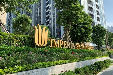 “Soi” dự án Imperia Sky Garden trước thời điểm chuẩn bị bàn giao