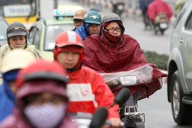 Không khí lạnh về miền Bắc