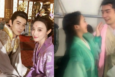 Cặp đôi chính “Đông Cung” lộ ảnh hậu trường khóa môi ngọt lịm