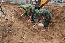 Phát hiện 2 hài cốt liệt sỹ tại khu di tích gần Thành cổ Quảng Trị