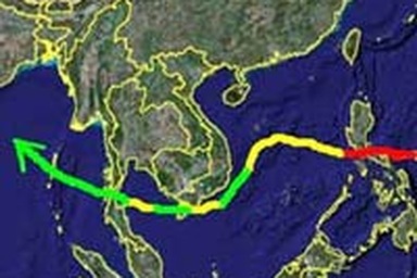 Durian, siêu bão vượt đại dương!