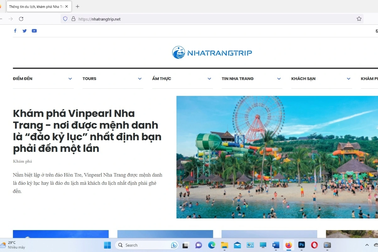 Cục PTTH&TTĐT đề nghị xử lý chặn website vi phạm nhatrangtrip.net