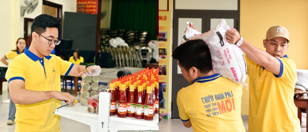 PNJ kích hoạt “Siêu thị mini 0 đồng” tại miền Trung, hỗ trợ người dân vùng lũ - 3